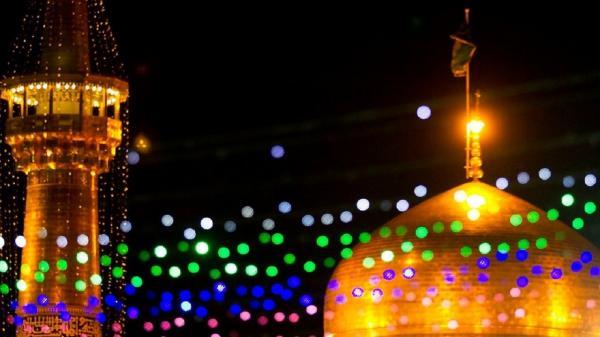 چراغانی حرم رضوی در آستانه میلاد امام رضا (ع)