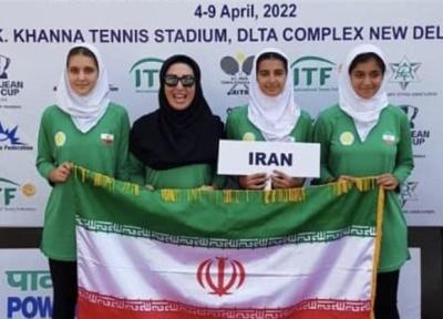فزونی راحت تیم تنیس زیر 16 سال دختران ایران مقابل مغولستان