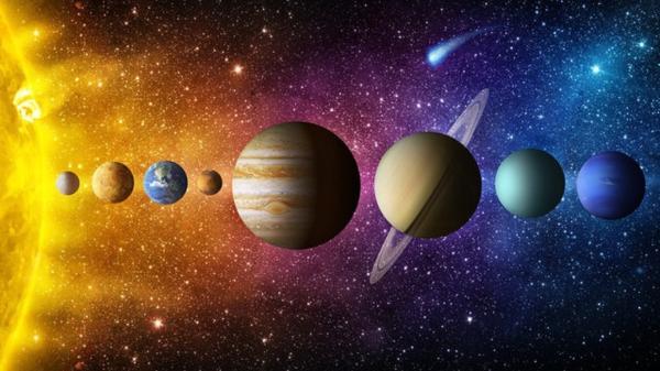 سیارات منظومه شمسی چه رنگی دارند؟!